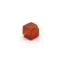 Agate teinté, de couleur rouge, en forme de cube 8mm x 6pcs