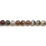 Agate botswana round 8mm x 40cm