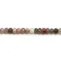 Agate of the botswana roundel faceted 4x6mm x 40cm