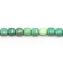 Agate d'herbe verte, de forme carré 6mm x 6 st