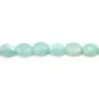 Amazonite ovale facette 6x8mm x 6pcs