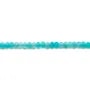 Amazonite rondelle facette 2x2.8mm x 39cm