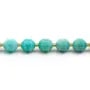 Rose quartz round beads on thread 6mm x 40cm 