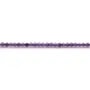 Améthyste de forme ronde facette 2.5mm x 39cm