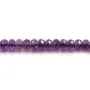 Améthyste Rondelle Facette 4x6mm x 10 pcs