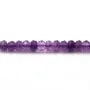 Améthyste Rondelle Facette 5x8mm x 40cm