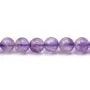 Améthyste claire ronde 8mm x 6pcs