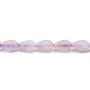 Amethyst purple clear, in the shape of faceted drop, in size of 6 * 9mm x 4 pcs