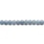 Angélite de couleur bleu pâle, rondelle facette 4* 6mm x 40cm