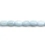 Aquamarine oval 10x14mm x 40cm