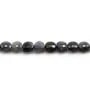 Cordiérite (Iolite) de forme rond plat facette, 6mm x 39cm