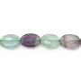 Fluorite Ovale facette 10x14mm x 2pcs