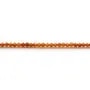 Grenat rondelle facette 1mm x 40cm