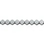 Hématite trèfle 6mm x 40cm