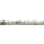 Howlite blanche en forme de cube, mesurant 4mm x 40cm