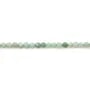 Jade nature rond facette 2mm x 40cm