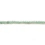 Jade naturel rondelle facette 1.5x2.0mm x 39cm