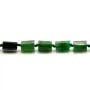 Jade baroque 8x12mm x 40cm