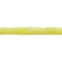 Jade lemon color, in shape of a square, 4mm x 39cm