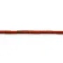 Jaspe rouge tube 2x4mm x 40cm