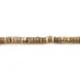 Jaspe paysage rondelle 2x4mm x 40cm
