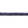 Lapis lazuli rondelle facette 3.5x4.5mm x 40cm