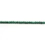 Malachite de forme ronde, 2mm x 40cm