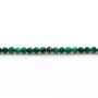 Malachite ronde facette 3mm x 40cm