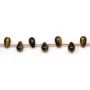 Oeil de tigre goutte 6x9mm x 40cm