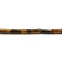 L'oeil de tigre tube 4x8mm x 10pcs