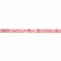 Quartz fraise rond facette 2.5mm x 39cm