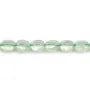 Prehnite de forme ovale 6x8mm x 40cm