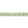 Préhnite rondelle facette 4x2.5mm x 40cm