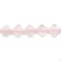 Quartz  Rose trèfle facette 13mm x 1pc 