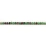Rubis zoisite, de forme ronde facetté, 2mm x 39cm