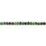 Rubis zoisite, de forme ronde facetté, 3mm x 39cm