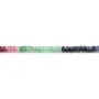 Rubis & Saphirs & Emeraude en rondelle facetté 3.5x4.4-2.3x3.1mm x 1pc