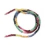 Rubis & Saphirs & Emeraude en rondelle facetté 3.5x4.4-2.3x3.1mm x 1pc
