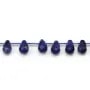 Sodalite en forme de goutte facetté 6x9mm x 40cm