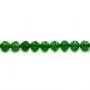 Tsavorite vert, de forme ronde facetté, 5mm x 39cm