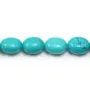 Turquoise reconstitutes oval 11x13mm x 40cm