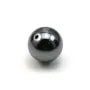 Round hematite half drilled 12mm x 2pcs