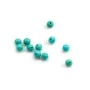 Turquoise, half-drilled, round shape 4mm x 1pc