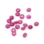 Rubis to crimp, cut in brilliant x 1pc