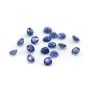 Saphir de couleur bleu, à sertir, taillé en brillant x 1pc