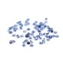 Blue sapphire, crimped, cut in brilliant x 1pc