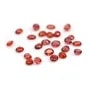 Saphir de couleur orange, à sertir, de forme ovale 3.9 - 4 * 4.9 - 5mm x 1pc