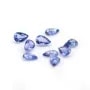 Saphir de couleur bleu, à sertir, taillé en poire, 4 * 6mm x 1pc