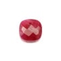 Pendentif sillimanite teinté carré facette 10mm x 1pc