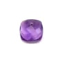 Pendentif améthyste carré facette 10mm x 1pc
